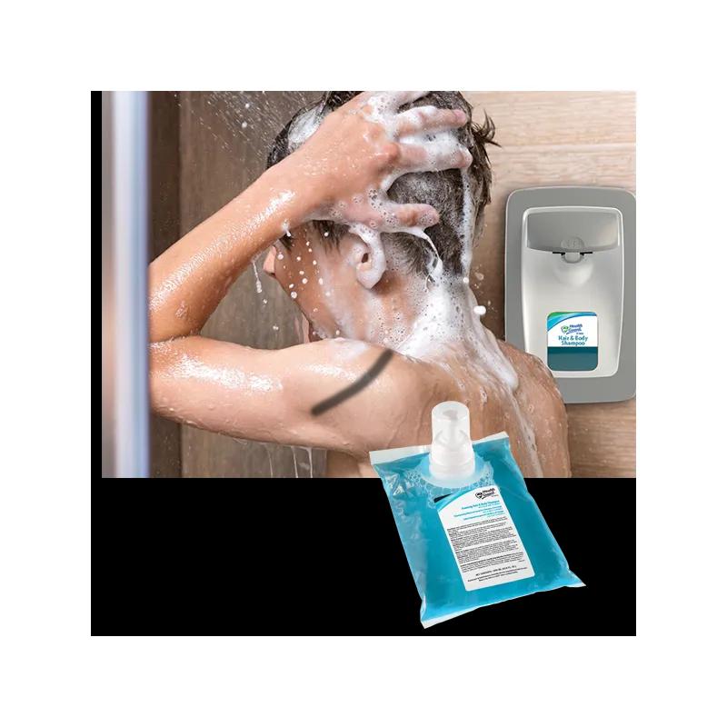 Health Guard® Hair & Body Wash Liquid 1 L Aloe Vera Blue Foaming 6/Case