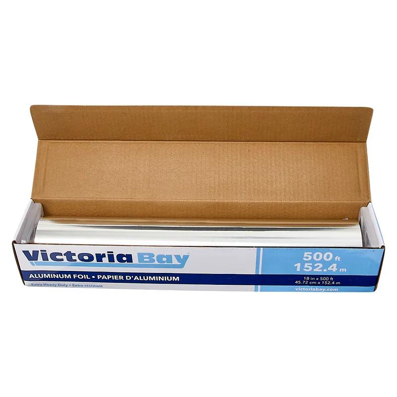 Victoria Bay Foil Roll 18IN X500FT Aluminum Extra Heavy Duty 0.024 Gauge 1/Roll