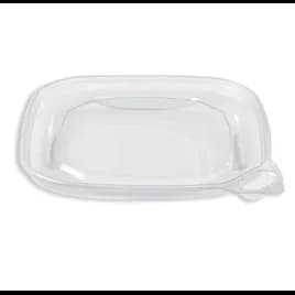 Evolutions® Lid 1 Compartment PET Square For Deli Container Unhinged Tamper-Evident Tamper-Resistant 400/Case