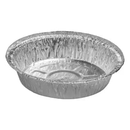 Take-Out Container Base 7.125X1.75 IN Aluminum Silver Round 500/Case