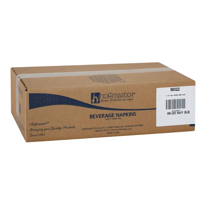 Beverage Napkins Navy Blue Paper 2PLY 1000/Case