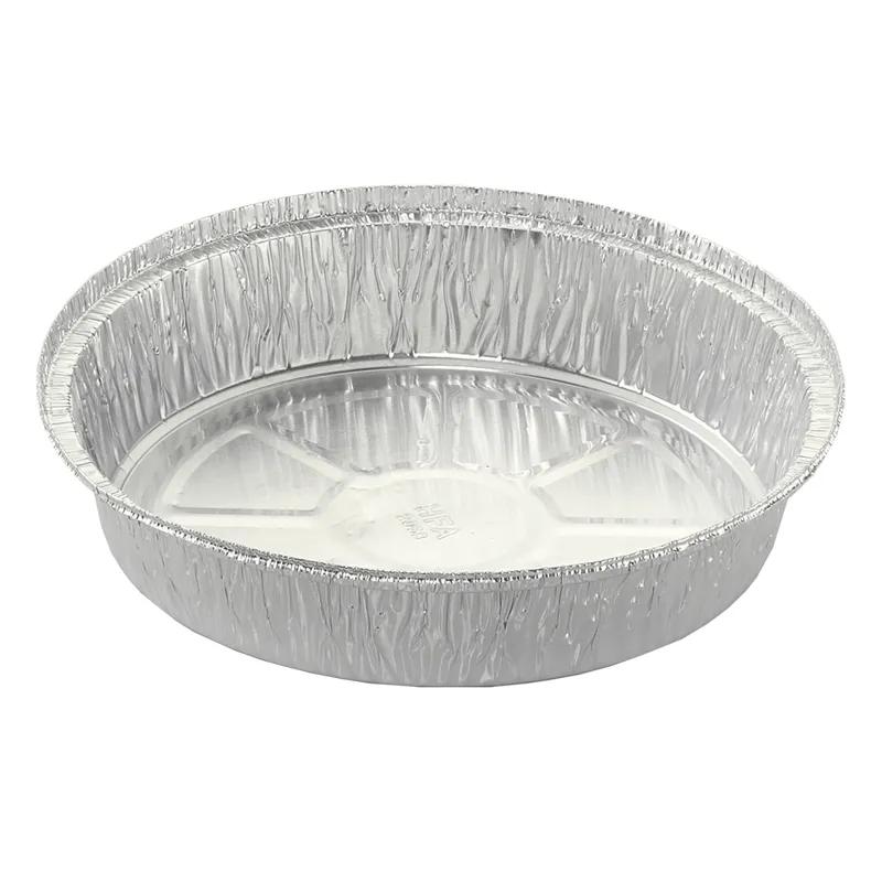 Take-Out Container Base 8 IN Aluminum Silver Round 500/Case