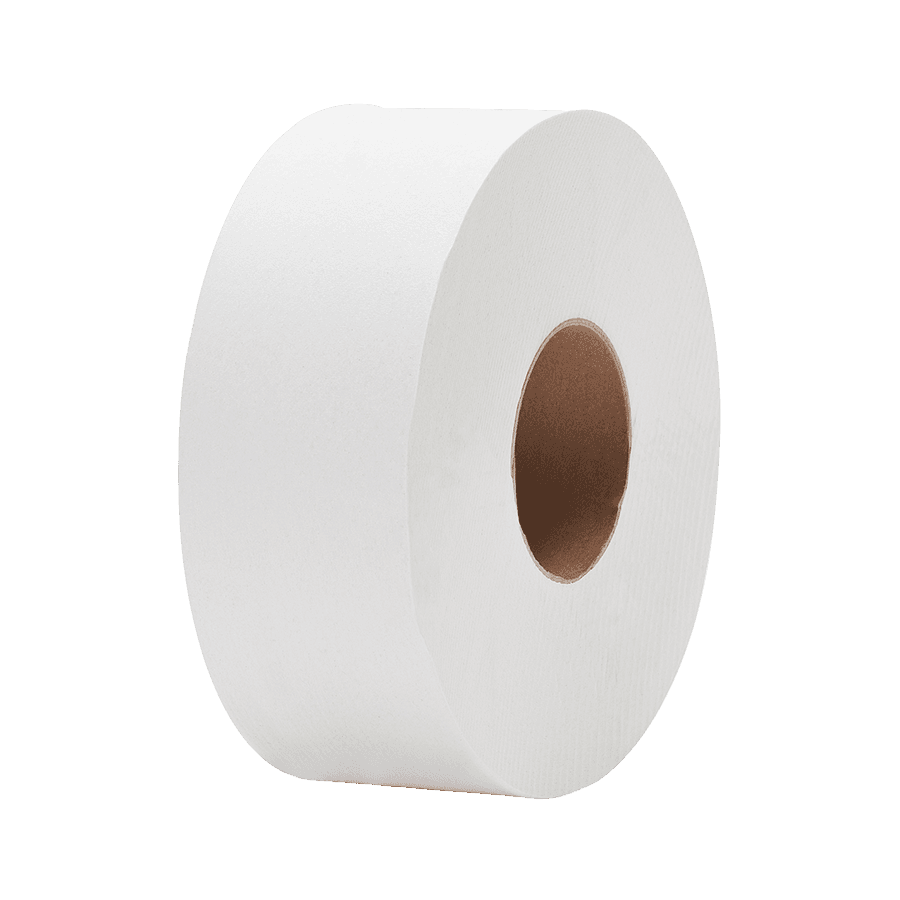Green Heritage Pro Toilet Paper & Tissue Roll 2PLY White Jumbo (JRT) 12 Rolls/Case