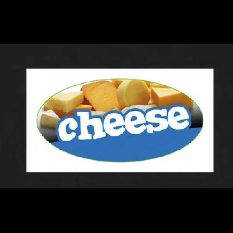 Cheese Flavor Label 1X2 IN Printed Oval 1000 Count/Roll