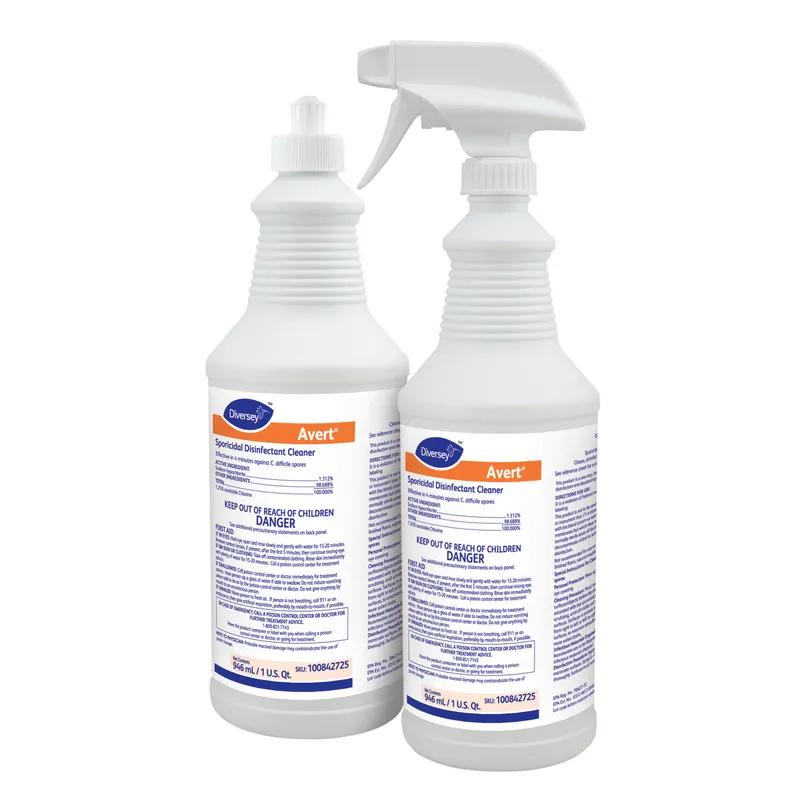 Avert® Disinfectant Cleaner 32 FLOZ Liquid RTU Sporicidal Heavy Duty 12/Case