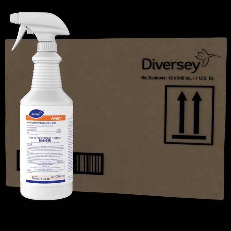 Avert® Disinfectant Cleaner 32 FLOZ Liquid RTU Sporicidal Heavy Duty 12/Case