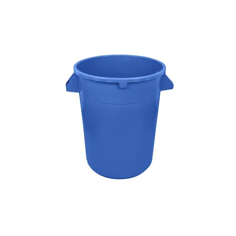 Impact® Gator® Plus Trash Can 32 GAL Blue Plastic 1/Each