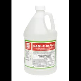 Sani-T-10 Plus® Unscented Food Service Sanitizer 1 GAL Multi Surface Food Contact Neutral RTU Quat 4/Case