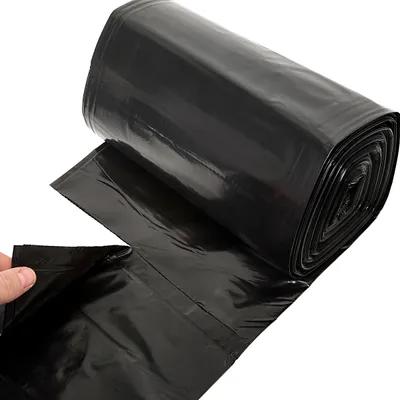 Victoria Bay Can Liner 40X48 IN Black Plastic 22MIC 25 Count/Pack 6 Packs/Case 150 Count/Case