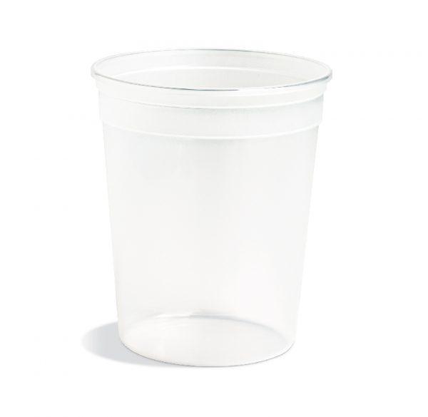 Deli Container Base 32 OZ PP Clear Round 500/Case