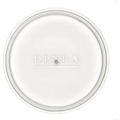 Dinex® Lid Flat PS Translucent For 6 OZ Cup No Hole 1000/Case