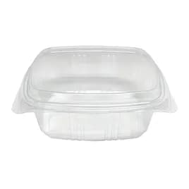 Take-Out Container Base & Lid Combo With Dome Lid 32 OZ RPET Clear Tall 200/Case