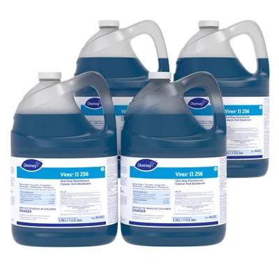 Virex® II 256 Mint One-Step Disinfectant Deodorizer 1 GAL Multi Surface Liquid Concentrate Quat 4/Case