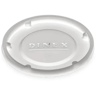 Dinex® Lid Flat PS Translucent For 6-8 OZ Cup No Hole 1000/Case
