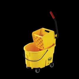 WaveBrake® Mop Bucket & Wringer 18.88X16.63X23.5 IN 26 QT Plastic Yellow Side Press 1/Each