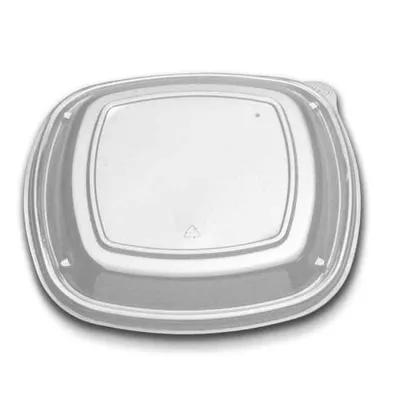 Forum® Lid Dome 9X9 IN 1 Compartment PS Clear Square For Plate Unhinged 300/Case