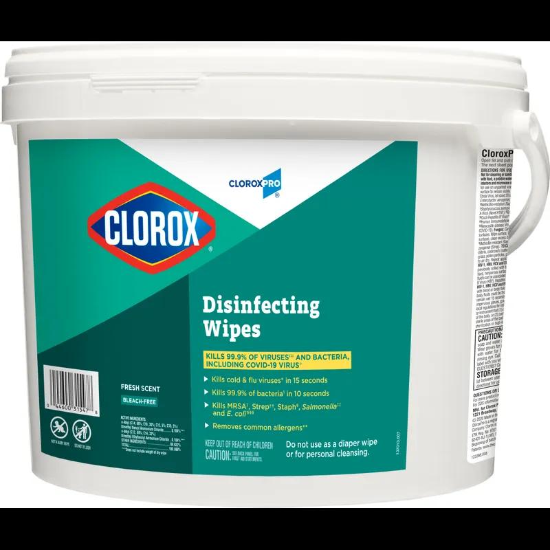 Clorox® Fresh Scent One-Step Disinfectant Multi Surface Wipe Bleach-Free Antibacterial 700/Case