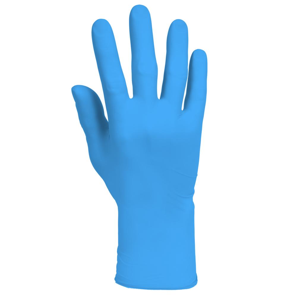 KleenGuard™ Gloves Medium (MED) Blue Nitrile 100 Count/Box 10 Box/Case 1000 Count/Case