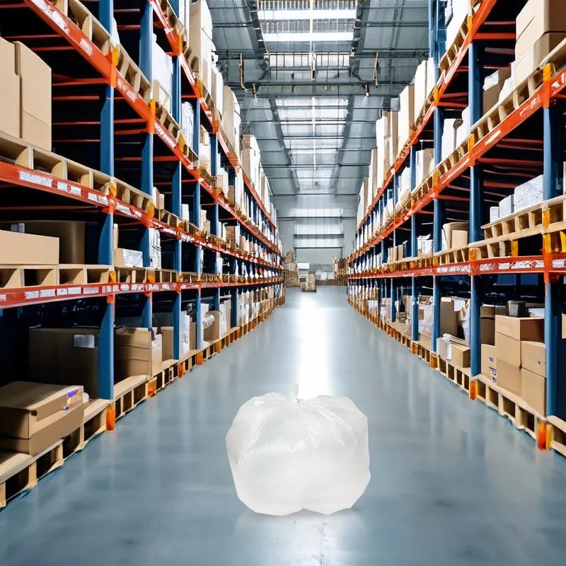 Can Liner 43X47 IN Natural Plastic 1.1MIL 25 Count/Pack 4 Packs/Case 100 Count/Case