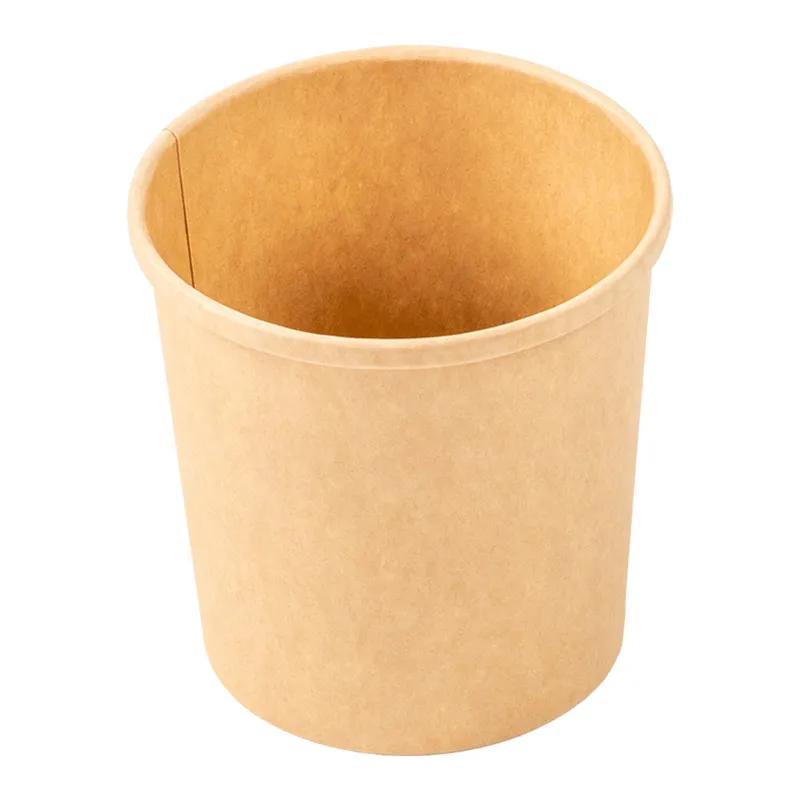 Food Container Base 16 OZ Polyethylene Coated Paperboard Kraft 500/Case