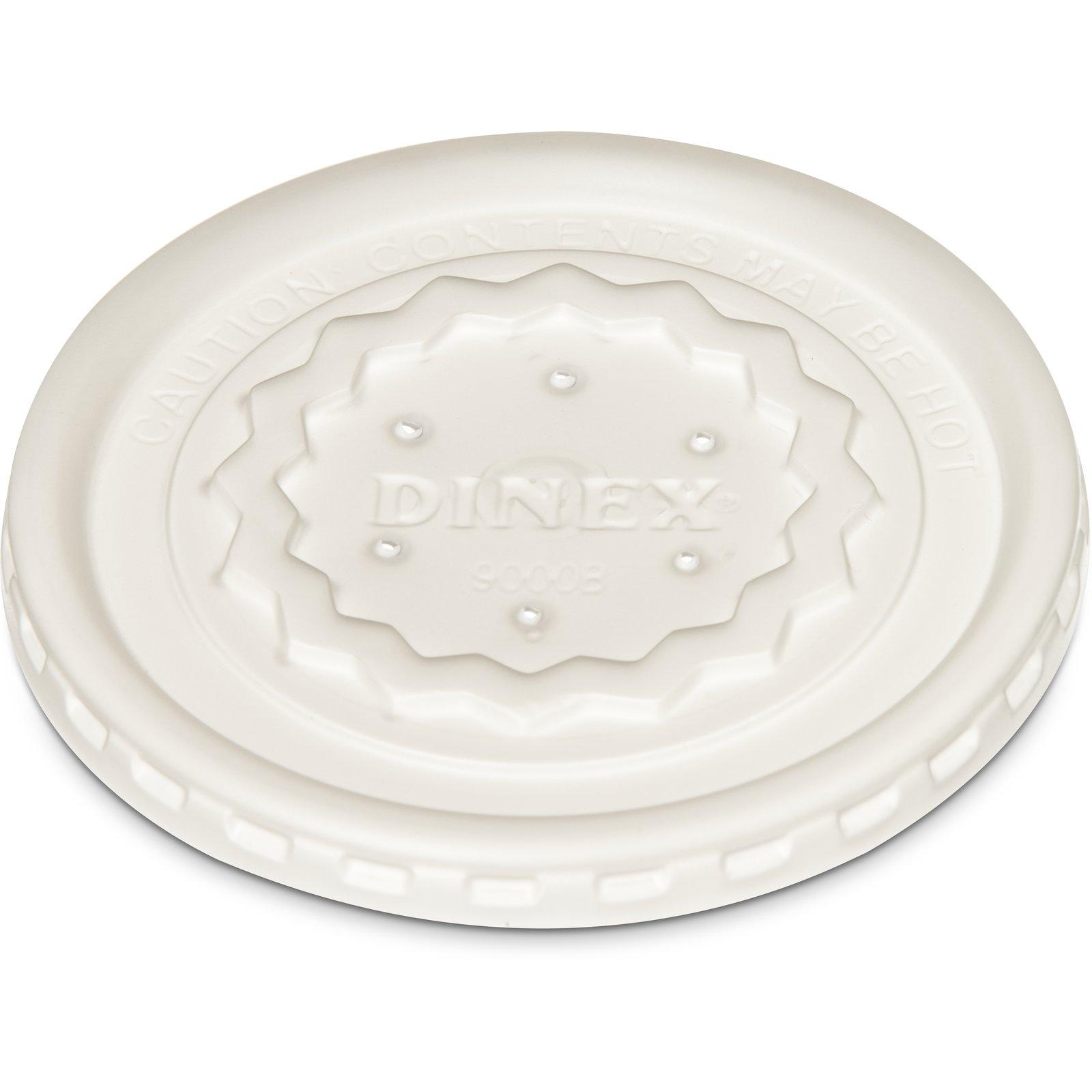 Dinex® Lid Flat 3.38X0.25 IN PP For High Temperature Cup Vented 1000/Case
