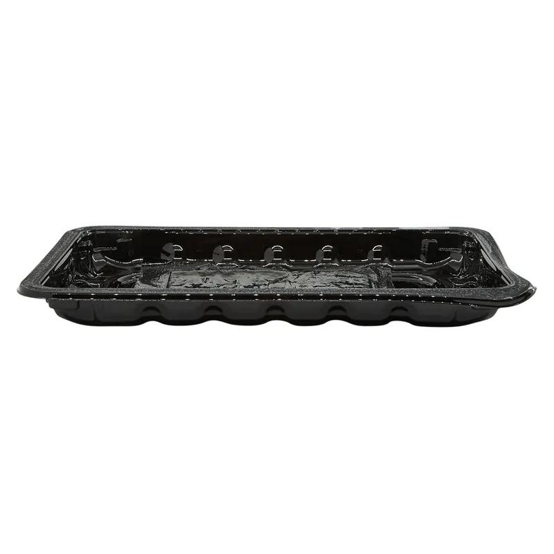 Elite Sausage Tray 1 IN Black Padded 3600/Pallet