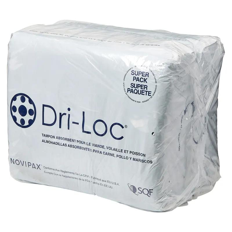Dri-Loc® Meat Pad 4X7 IN Plastic Cellulose Black Rectangle Absorbent 3000/Case