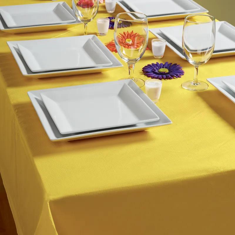 Table Cover 54X108 IN Tissue Paper Yellow 25/Case