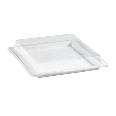 Lid Dome 10.4X10.8X1.4 IN PET Clear For Container Freezer Safe 100 Count/Case