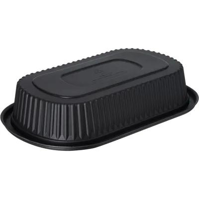 Carlisle Foodservice Products® ProEx Take-Out Container Base 9.5X6X1.88 IN PP Black Oval Microwave Safe 250/Case