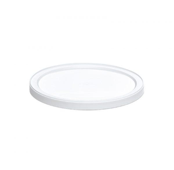 Lid LLDPE White Round For 64-86-128 OZ Container Unhinged 200/Case