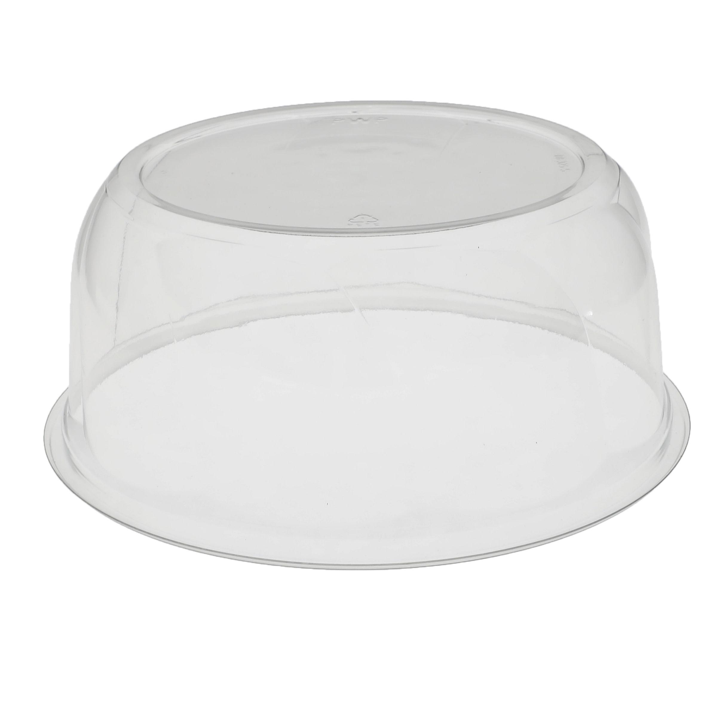 Lid Dome 7.75X7.75X3.25 IN PET Clear For Cake Base Swirl 240/Case