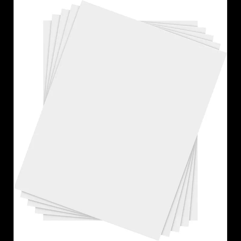 Solid Bleached Sulfate (SBS) Board 8.5X11 IN White 1/Each