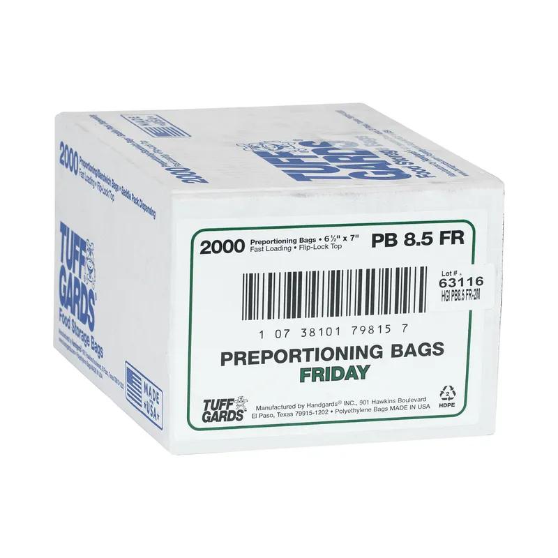 Tuffgards® Bag 6.5X7+1.75 IN Printed Friday High Density Portion Bag 2000/Case