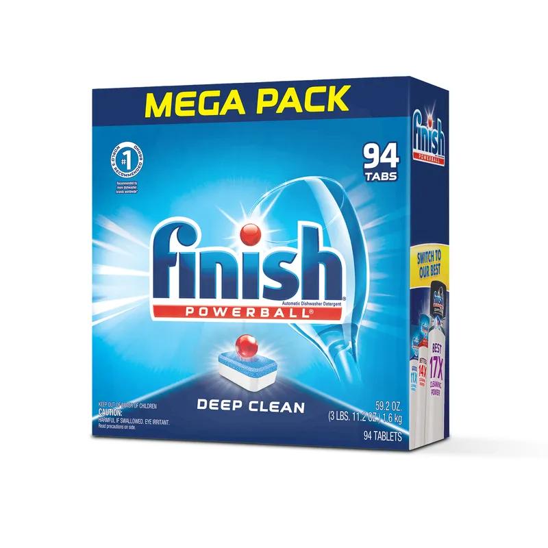 Finish Powerball Dishwasher Tabs 94 Count/Box 4 Box/Case