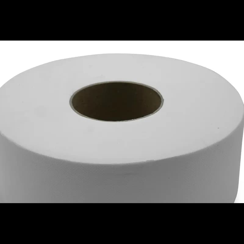 Victoria Bay Toilet Paper & Tissue Roll 3.3IN X1000FT 2PLY White Embossed Jumbo Jr (JRT) 12 Rolls/Case 65 Cases/Pallet