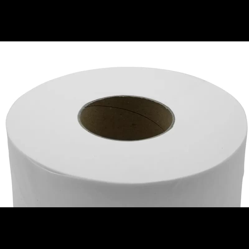 Victoria Bay Toilet Paper & Tissue Roll 3.3IN X575FT 2PLY White Embossed Jumbo Jr (JRT) 12 Rolls/Case 65 Cases/Pallet