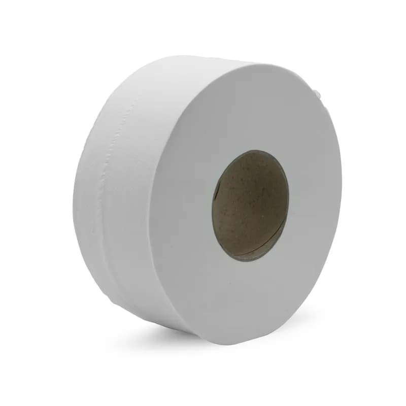 Victoria Bay Toilet Paper & Tissue Roll 2PLY White Embossed Jumbo Jr (JRT) 12 Rolls/Case 65 Cases/Pallet