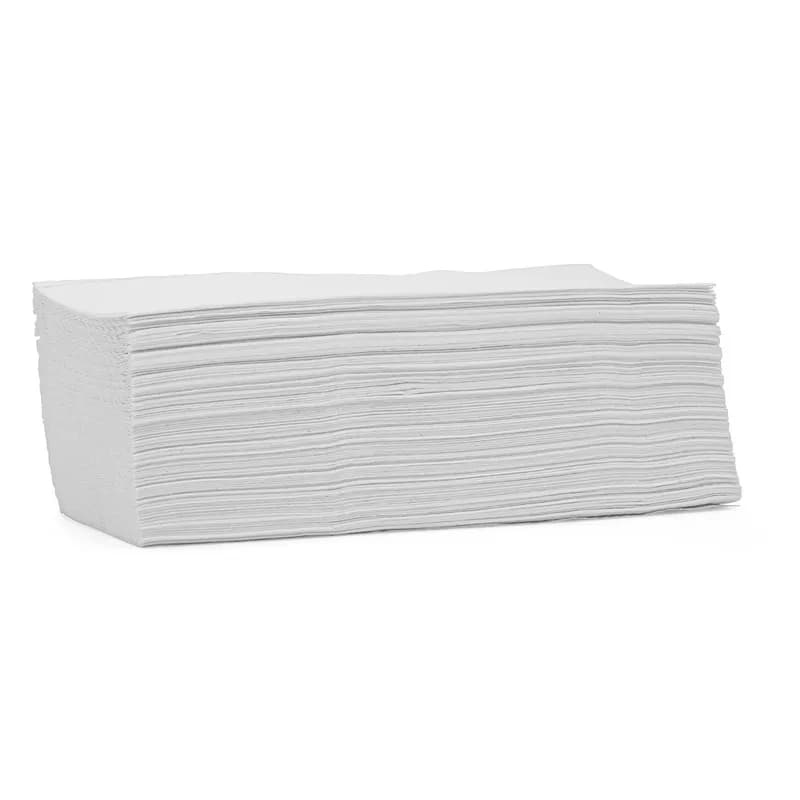 Victoria Bay Folded Paper Towel 9X9.5 IN 1PLY Rcycld Paper Wht Multifold Embssd 250 Sheets/Pack 16 Packs/Case