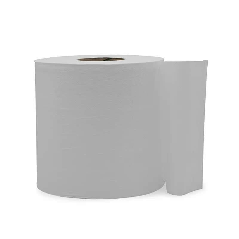Victoria Bay Roll Paper Towel 7.6X9 IN 450 FT 2PLY Virgin Paper White Centerpull Embossed 600 Sheets/Roll 6 Rolls/Case