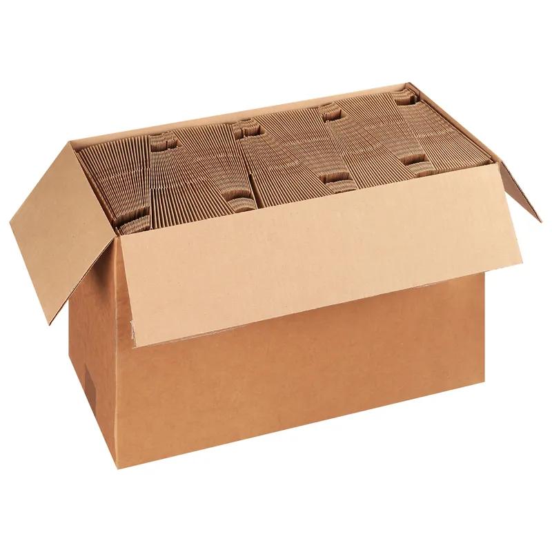 Cup Carrier Jumbo 4 Compartment Kraft For 12-44 OZ 200/Case