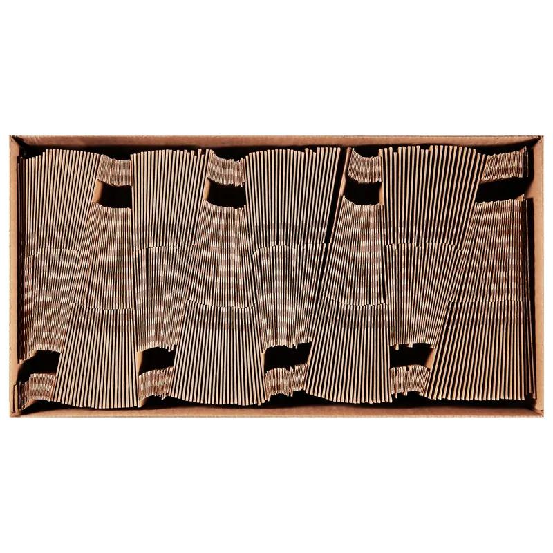 Cup Carrier Jumbo 4 Compartment Kraft For 12-44 OZ 200/Case