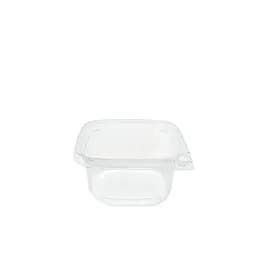 Deli Container Base 12 OZ PET Clear Square Tamper-Evident 500/Case