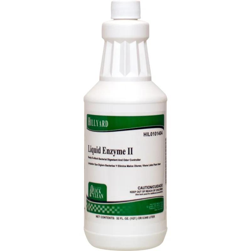 Quick and Clean® Liquid Enzyme II Bacteria & Deodorizer Floral Mint White RTU Liquid 3.4X3.4X10.3 IN 32 FLOZ 12/Case