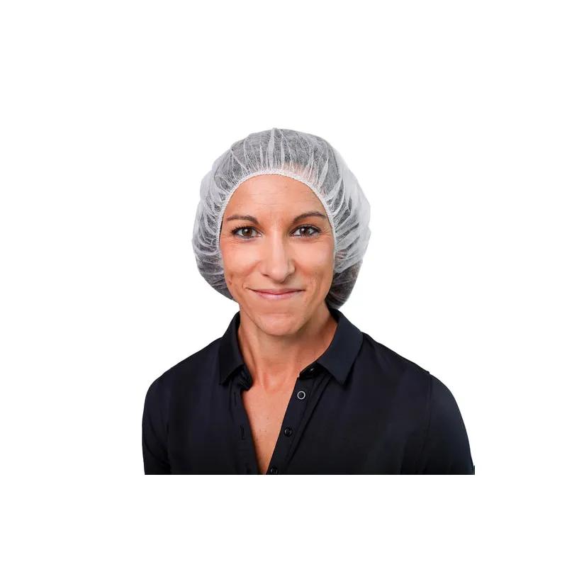 Pancake Bouffant 21 IN White PP 1000/Case