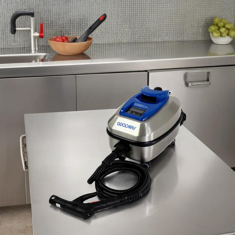 Dry Steam Cleaner 1.3 GAL Stainless Steel Portable Continuous Refill Hot Water 1/Each