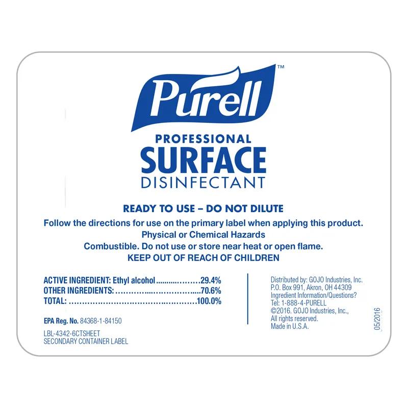 Product Label 0.75X3.48 IN White Blue Self-Adhering 6/Case