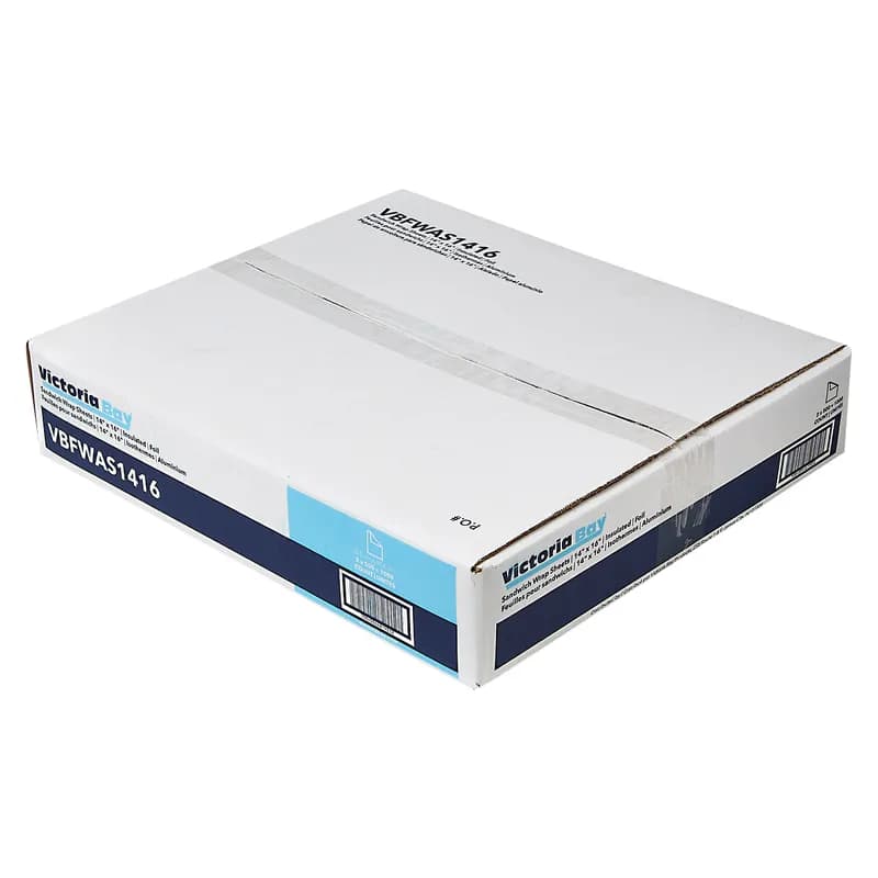 Victoria Bay Sandwich Wrap Foil Sheets 14X16 IN Cushion Insulated 1000/Case