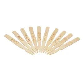 Medium Well Steak Marker Wood 500 Count/Pack 10 Packs/Case 5000 Count/Case
