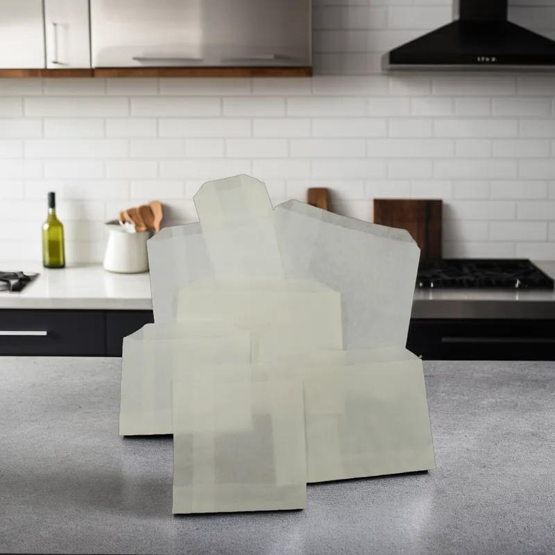 Bag 4.5X4.5 IN #6 White Grease Resistant 2000/Case